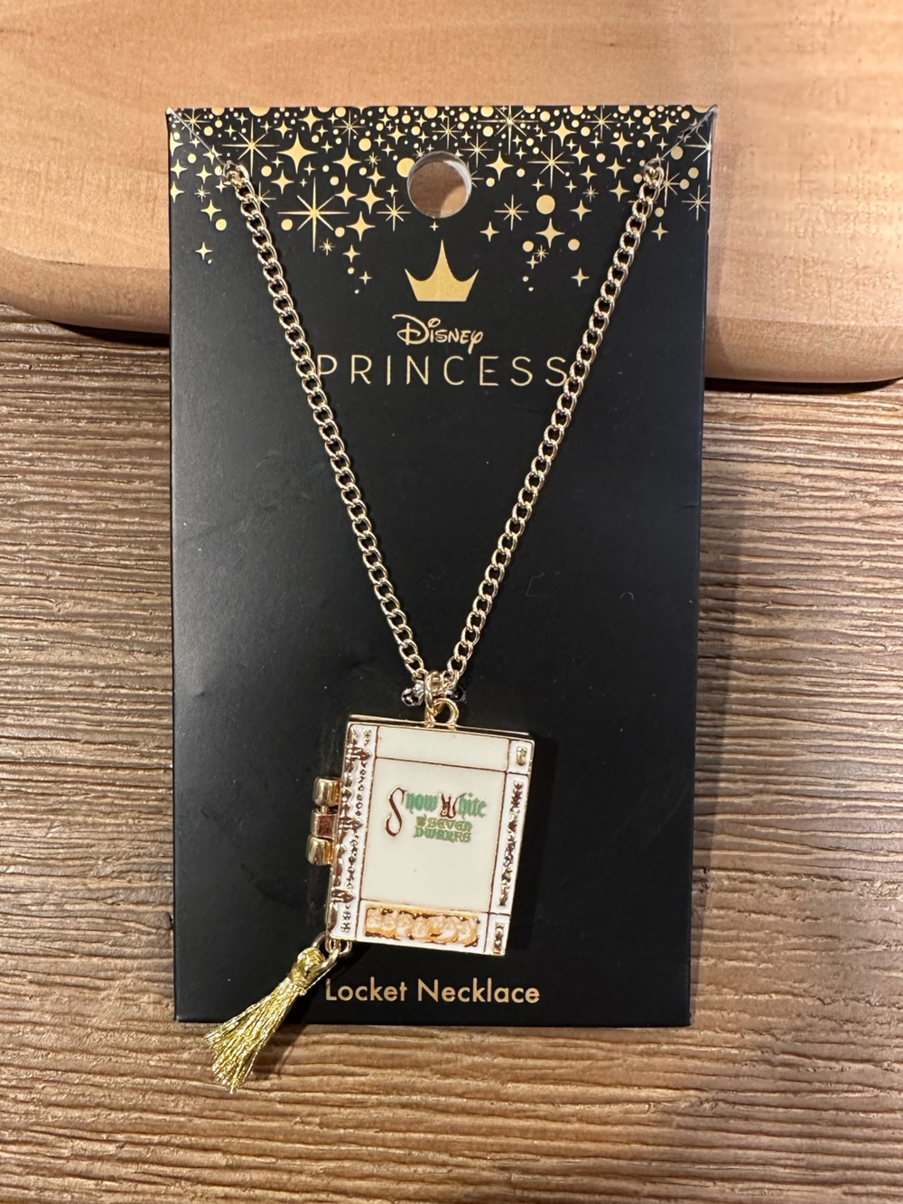 Disney Snow White Book Locket Necklace